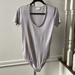 Wilfred Free S/S bodysuit lilac purple sz XS